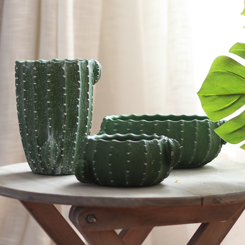 Cactus flower pot