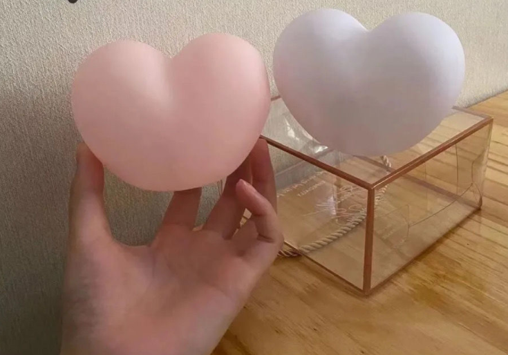 Night Light For Children Kids Baby Girls Gift Bedside Bedroom LED Love Heart Lamp Battery Powered Light Decoration Fairy Lights