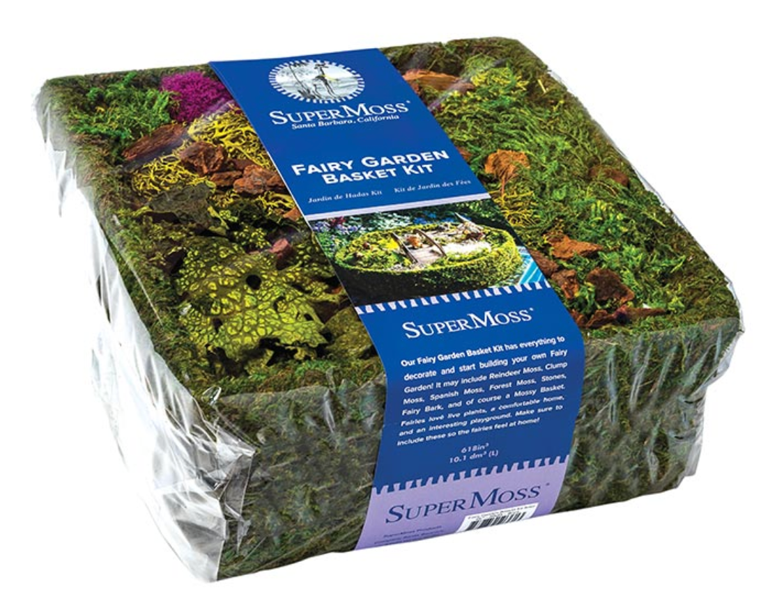 Fairy Garden Moss Basket Kit