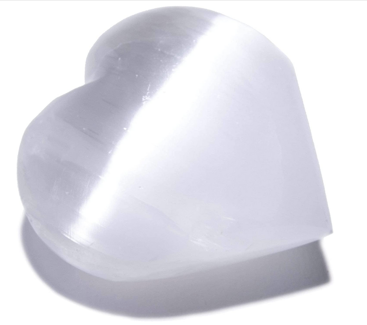White Healing Heart Crystal