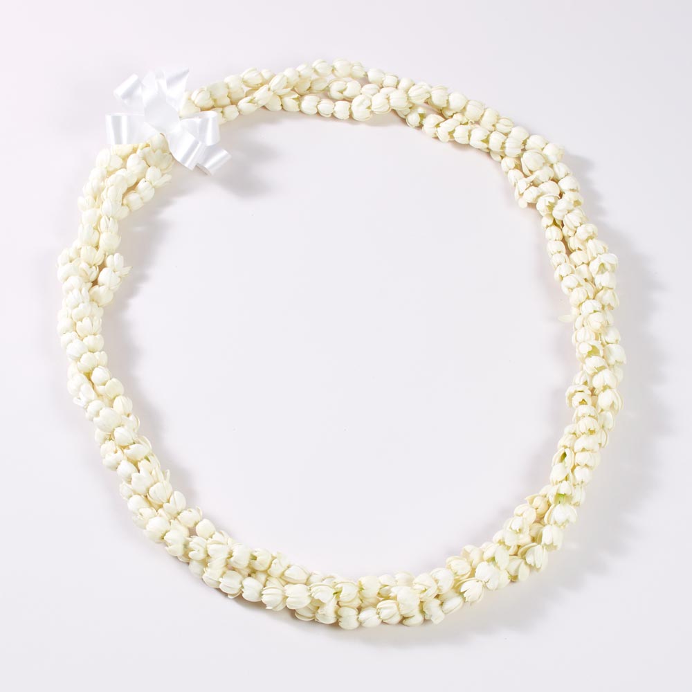 Triple Strand Pikake Lei