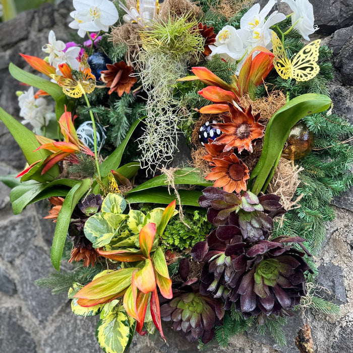 Pacific Cancer Foundation ~  Enchanted Winter Forest Wreath