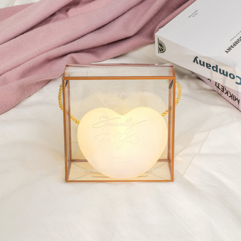 Night Light For Children Kids Baby Girls Gift Bedside Bedroom LED Love Heart Lamp Battery Powered Light Decoration Fairy Lights