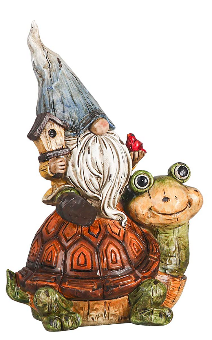 Garden Gnome Statue Turtle or Snail