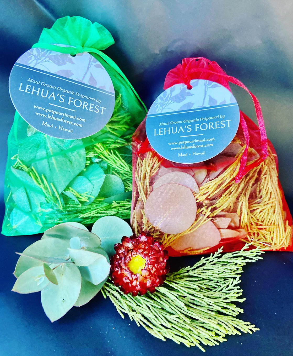 BEST SELLER Christmas Wreath Sachets - Kula Grown Organic — Lehua's ...